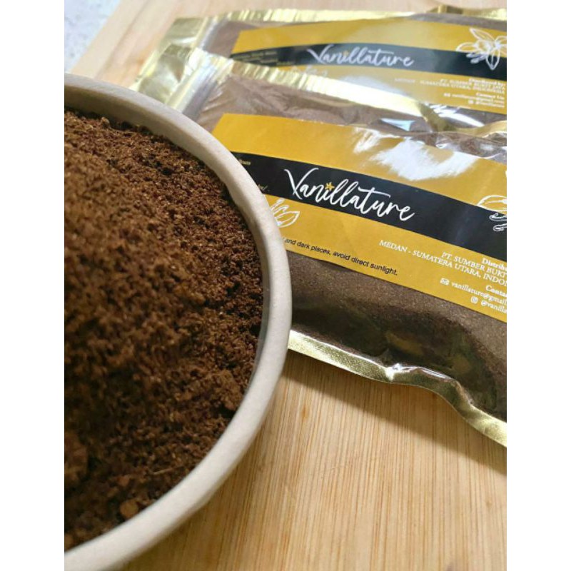 

VANILLA POWDER ORGANIK GRADE AA - BUBUK VANILLA - TEPUNG VANILLA - GROUND VANILLA POWDER 1KG