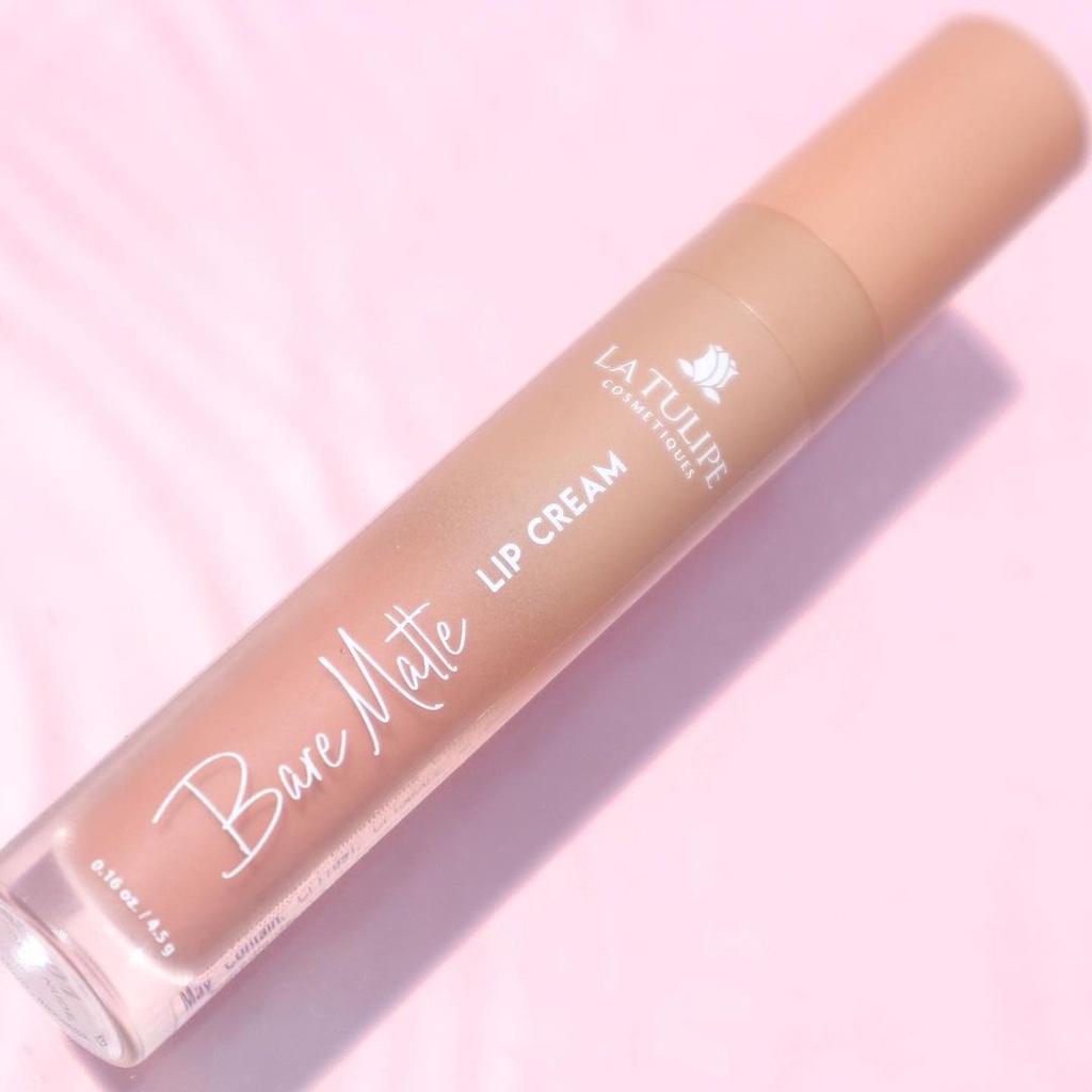 LA Tulipe Bare Matte Lip Cream