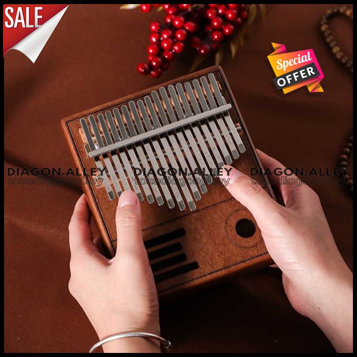 Kalimba Thumb Piano Musical Toys 17 Note Sound Box