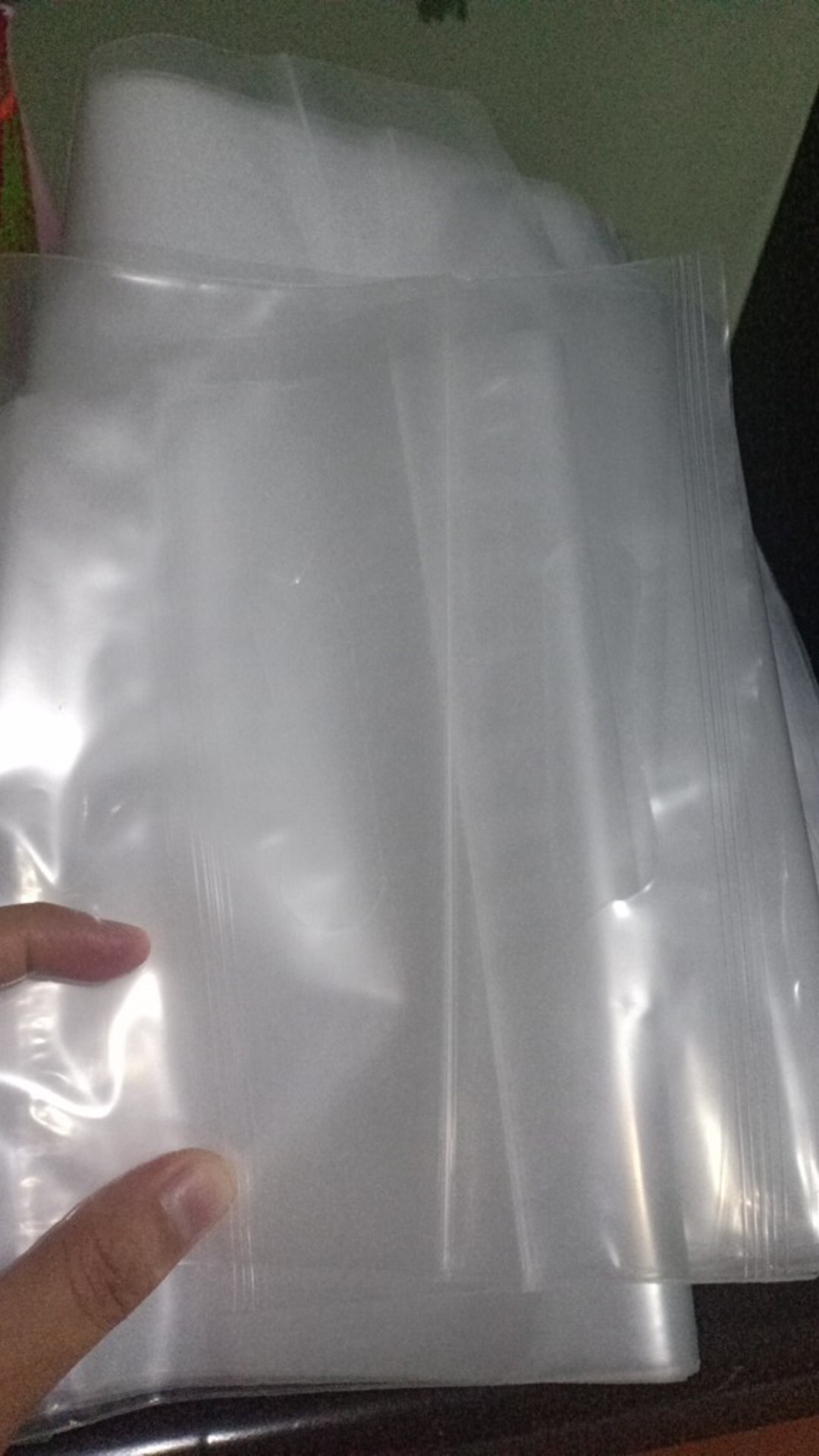 Plastik Ziplock Ctik Klip Handle Ukuran 20x30cm + 6 Warna Transparan