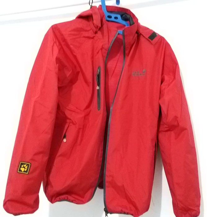 Jaket Wanita jaket outdoor wanita jack wolfskin non ori - Merah, M(O4L7)