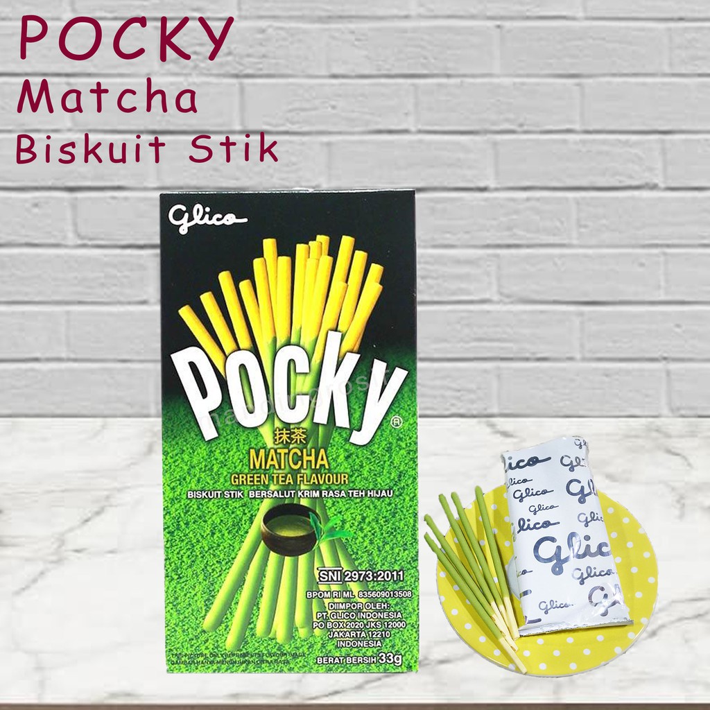 MATCHA GREEN TEA FLAVOUR *POCKY * BISKUIT KRIM RASA TEH HIJAU * 33g