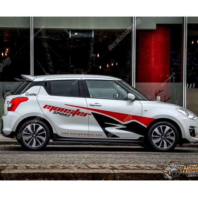 Stiker mobil suzuki swift stiker bodi mobil swift stiker striping mobil swift