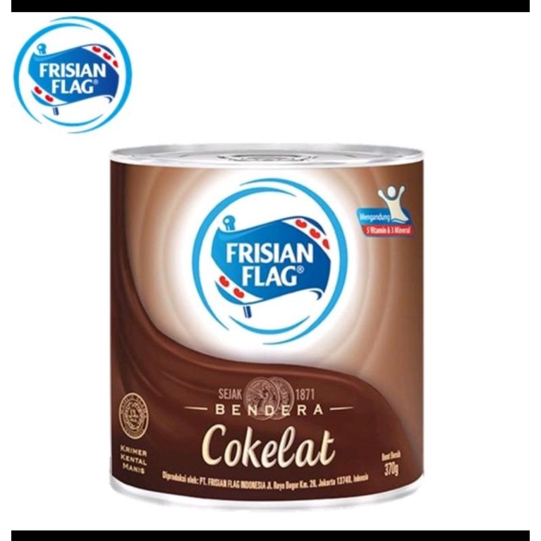 

Frisian Flag Kental Manis Cokelat Kaleng 370 gr