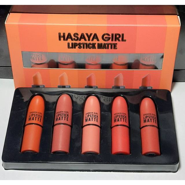 [PER PACK] LIPSTIK MATTE HASAYA GIRL NO.H6065