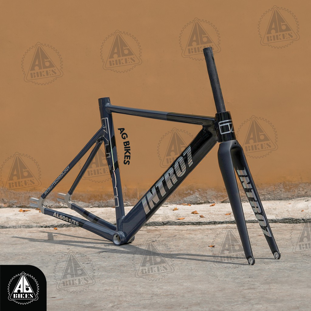 Frame + Fork Intro 7 Crit D Alloy Ringan Keren