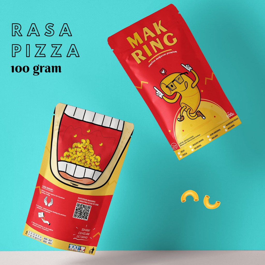 

Makaroni Makring Pizza 100gr Spiral Pipa Snack Makanan Ringan Cemilan Homemade Murah