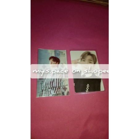 official pc photocard kpop hyunjun hur heo hyunjoon hwall ex-tbz the boyz the castle in jakarta sang