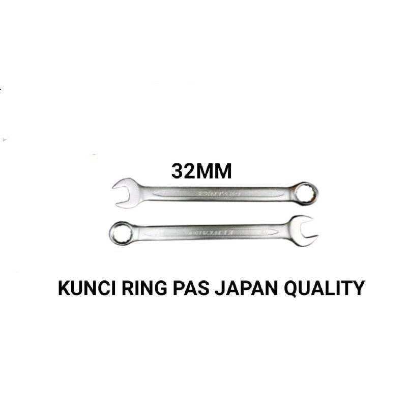 KUNCI RING PAS 32mm CR-V SATIN HEAVY DUTY KENTARO JAPAN QUALITY