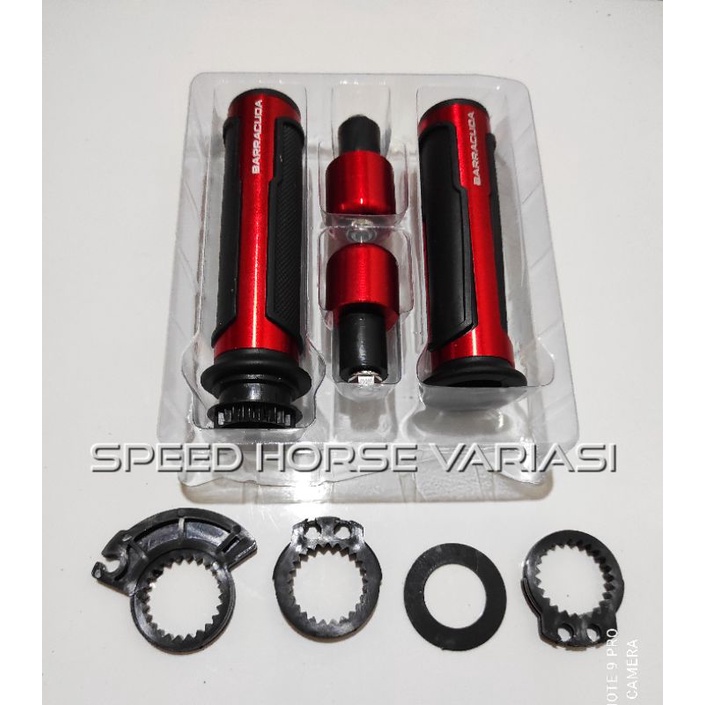 Handgrip Baracuda Nmax Vario Gsx 150 Cbr 150 R 15v2 R15v3 Xabre Byson Mx king Ninja 250