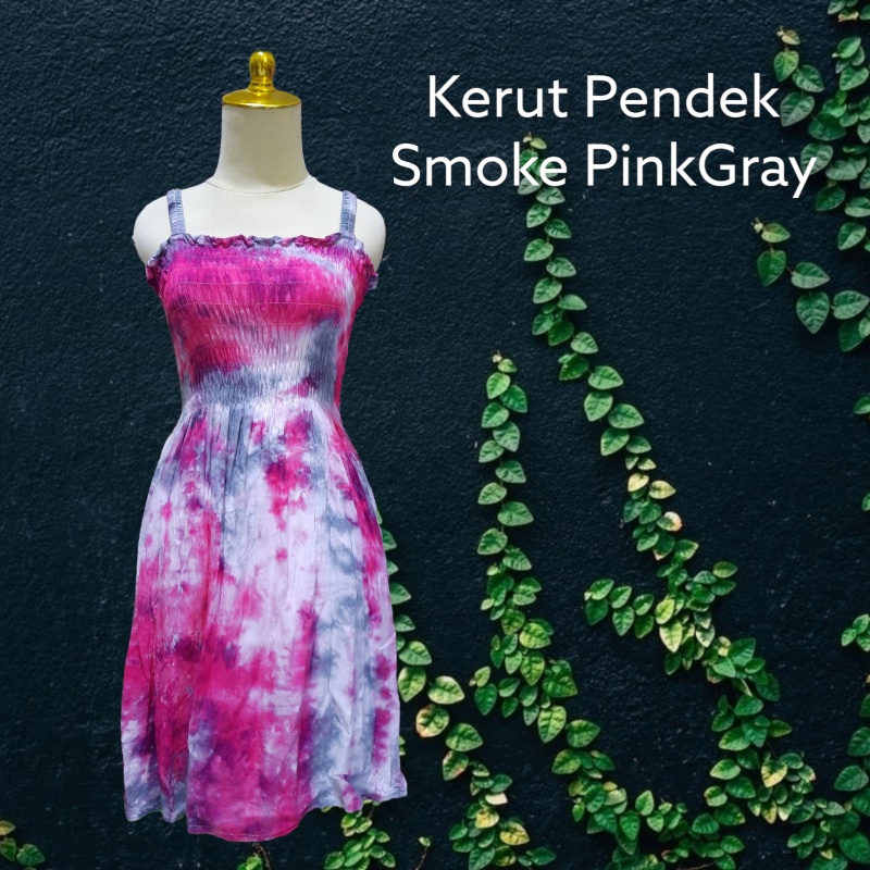 DRESS KERUT PENDEK WANITA KATUN RAYON