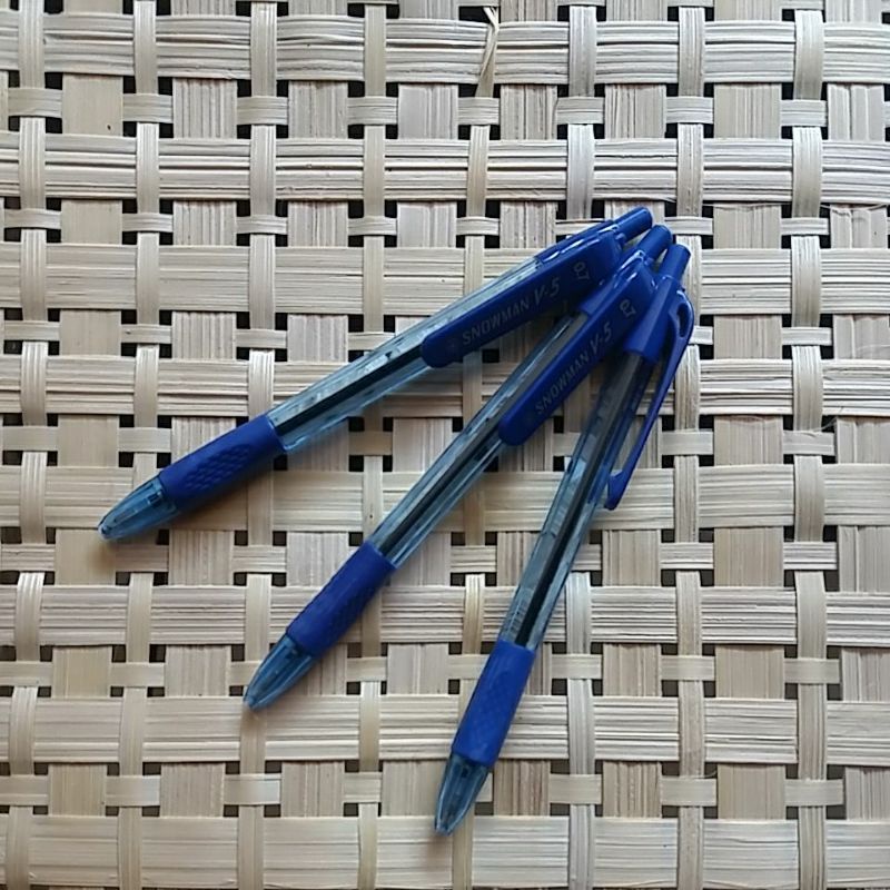 

pulpen bolpen snowman V5 0,7 MM ecer