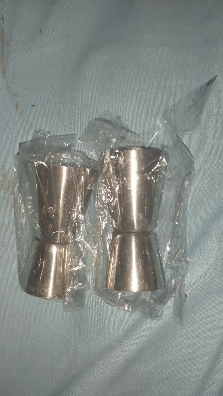 Gelas Ukur  Cocktail Measuring Jigger Double Shot Stainless Berbagai Ukuran