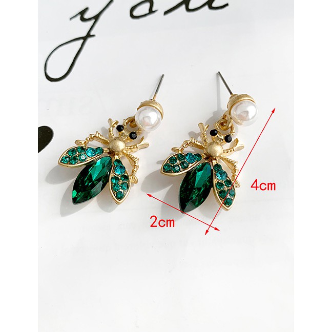 LRC Anting Tusuk Fashion Alloy Stud Earrings F71067