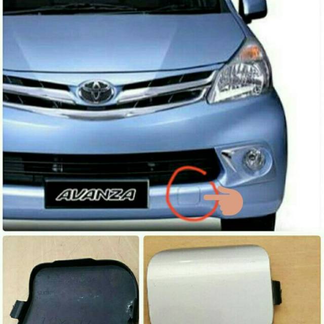 Tutup Cover Derek Towing Bumper Bemper Depan All New Avanza Xenia 2012 2013 2014 2015 Indonesia