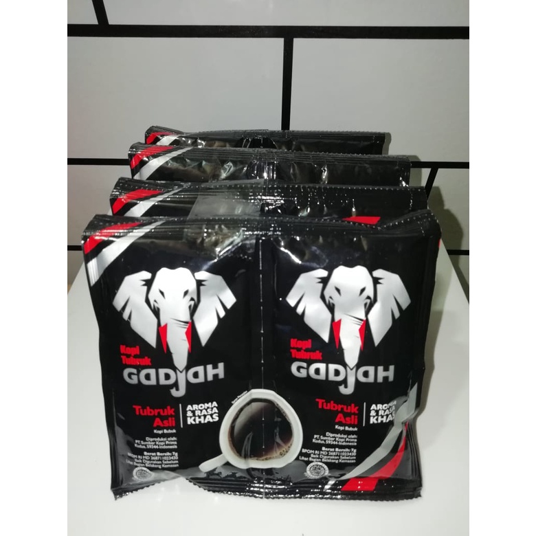 

KOPI TUBRUK CAP GADJAH 1 RENCENG ISI 10 PCS
