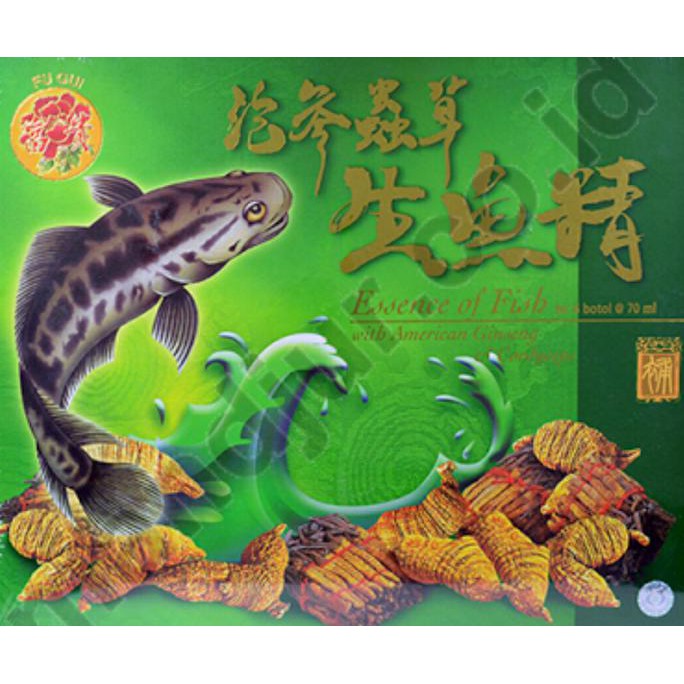 

Sari pati ikan haruan / gabus - Essence Of Fish with American Ginseng