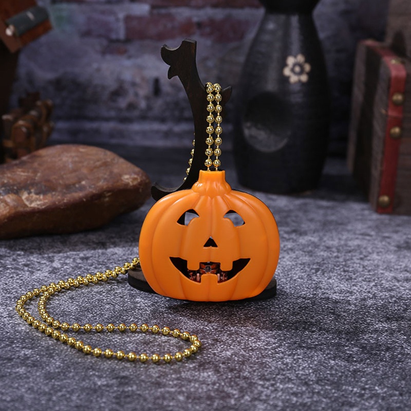 Kalung Dengan Liontin Bentuk Labu Halloween Untuk Hadiah