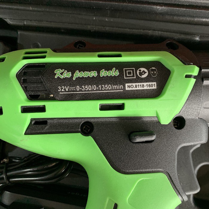 Mesin Bor Beton Baterai 32v Kin Power Cordless Set