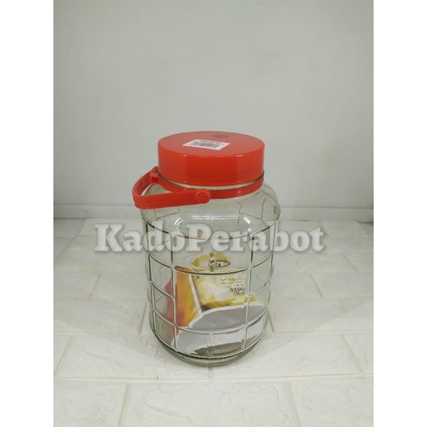 toples kaca besar - toples kaca kopi bubuk-toples formia jumbo jar 5L