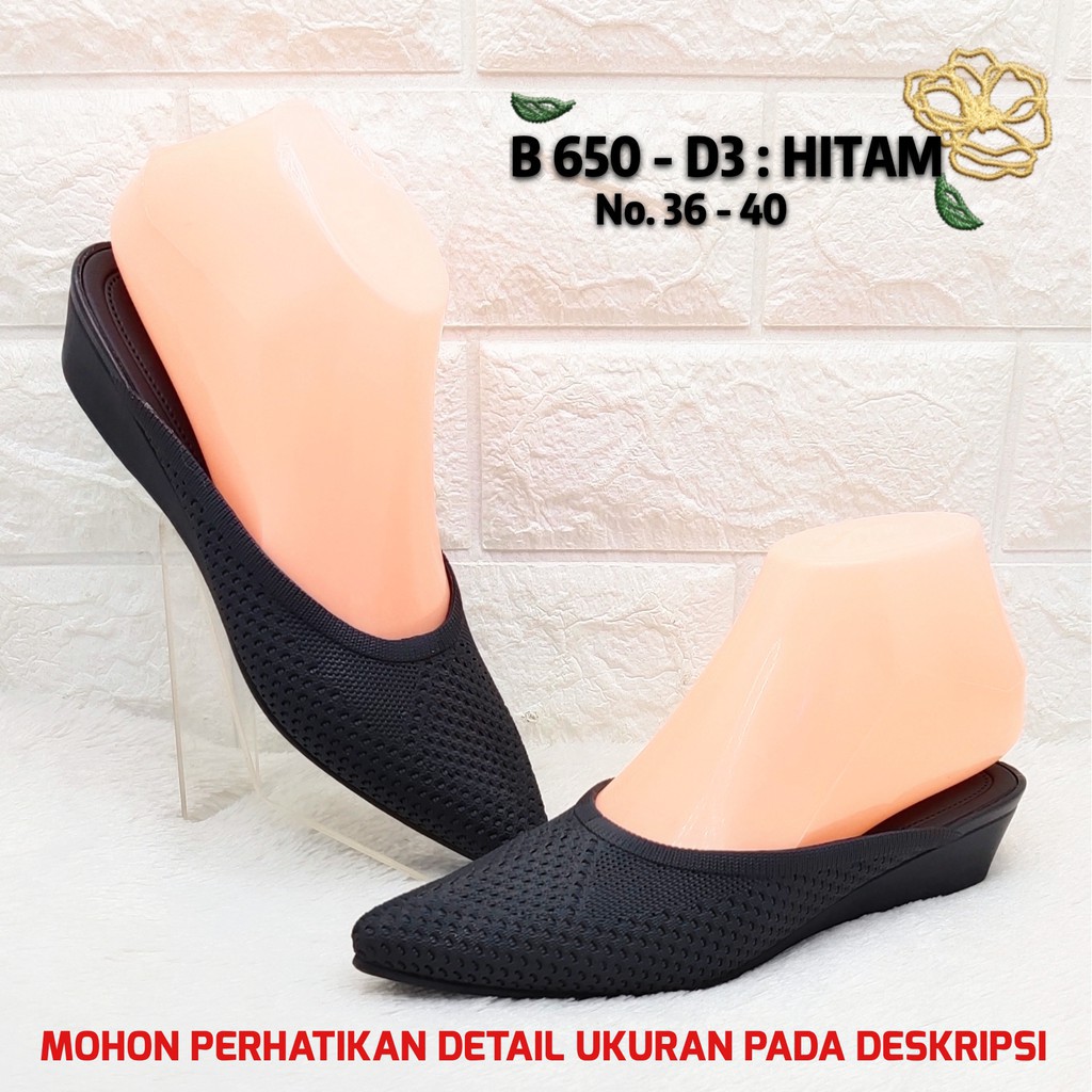 SENDAL WANITA BALANCE B650 D3 ORIGINAL WEDGES SLOP LANCIP JELLY LENTUR PROMO IMPORT