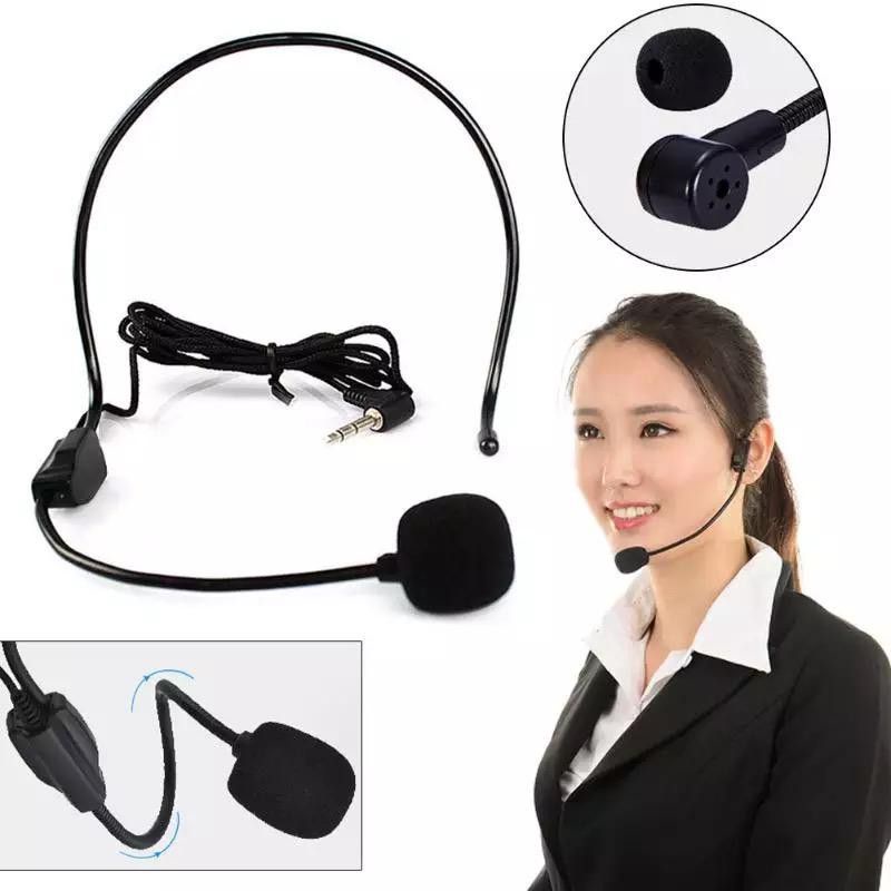 microphone headset Clip On Mic Bando untuk Youtuber MC gamer