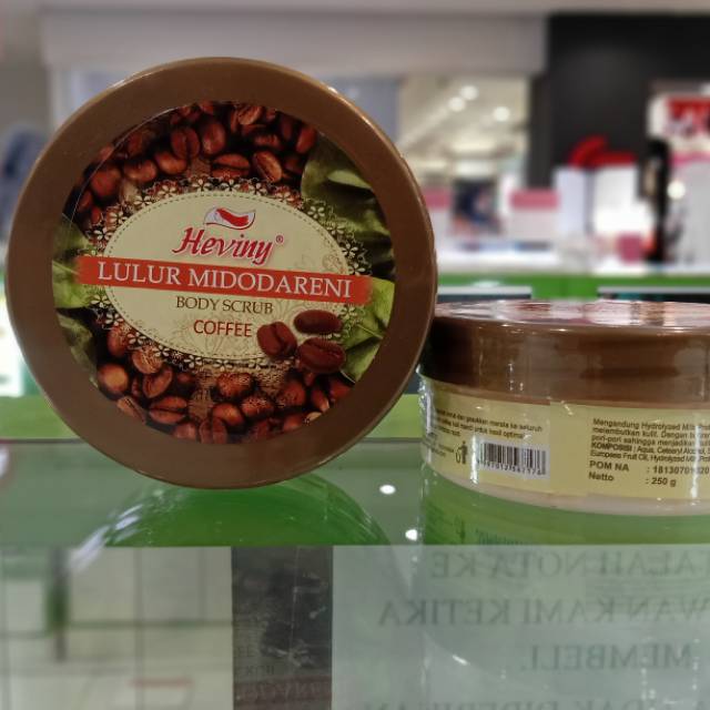 Body Scrub Heviny Coffee 250gr / Lulur Heviny Coffee 25gr