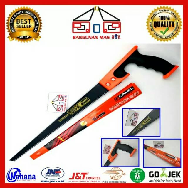GERGAJI KAYU LANCIP CAMEL BAGUS - GERGAJI TUKANG MURAH - GERGAJI KECIL - GERGAJI POTONG - GERGAJI