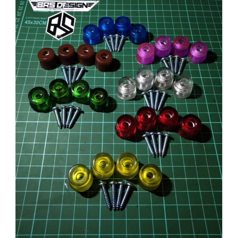 karet kaki sangkar isi 4 untuk semua sangkar