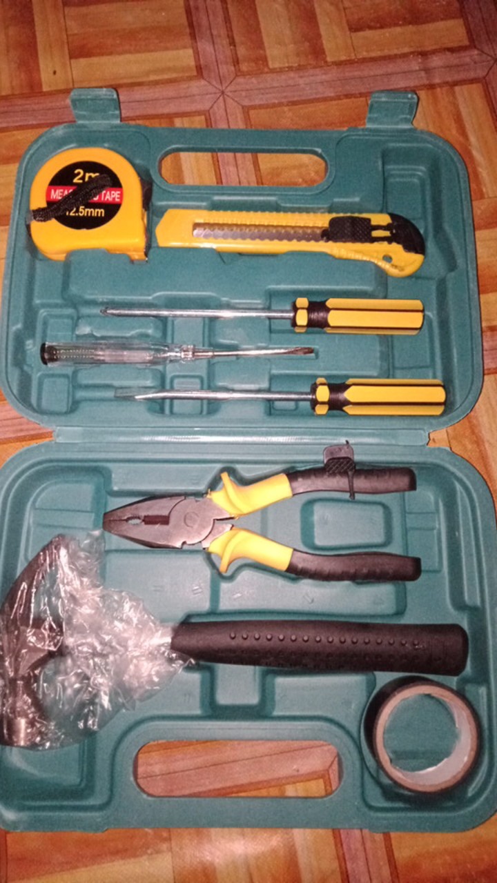 Cod - Tool Master (gj4)/ Alat Tukang Perkakas Repairing Tool Set 9 In 1 Servis Maintenance