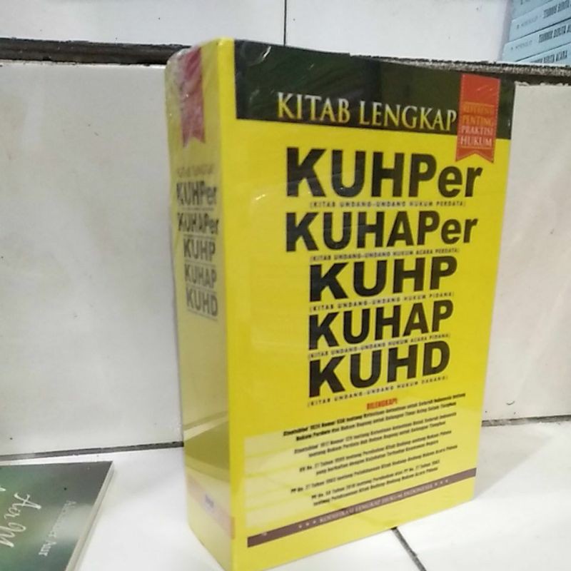 buku kitab lengkap KUHPer,KUHAPer,KUHP,KUHAP,KUHD