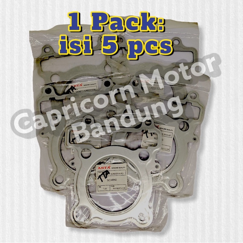 PAKING GASKET CYLINDER HEAD ATAS SCORPIO Z ASTA ISI 5 PACKING KOP