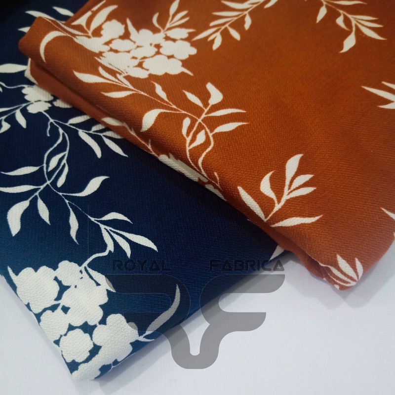 Kain Polyester Twill Mango Knit Premium