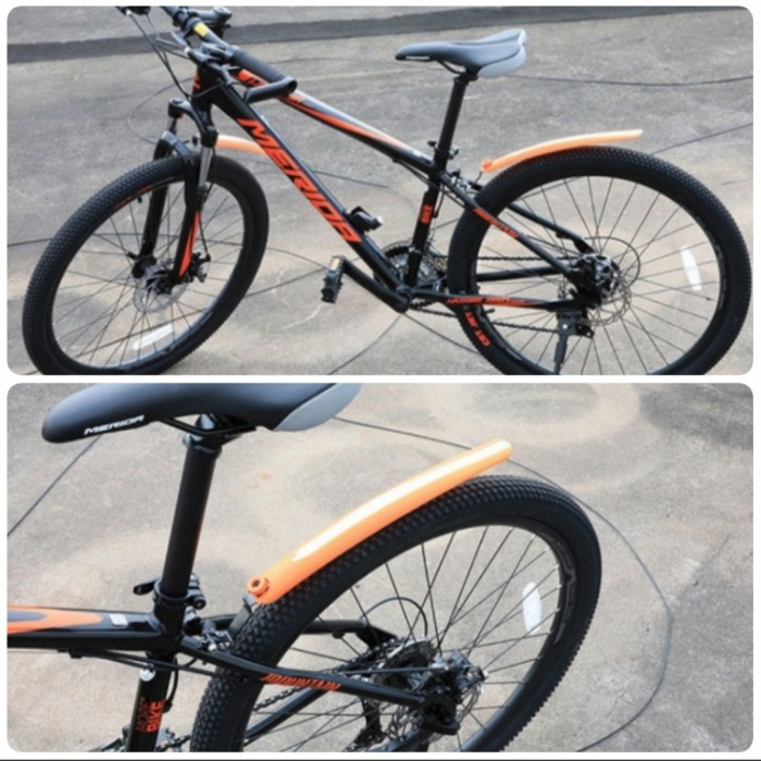 sepasang Spakbor sepeda lipat fender mini selebor pelindung air fixie mtb balap slebor hujan bmx