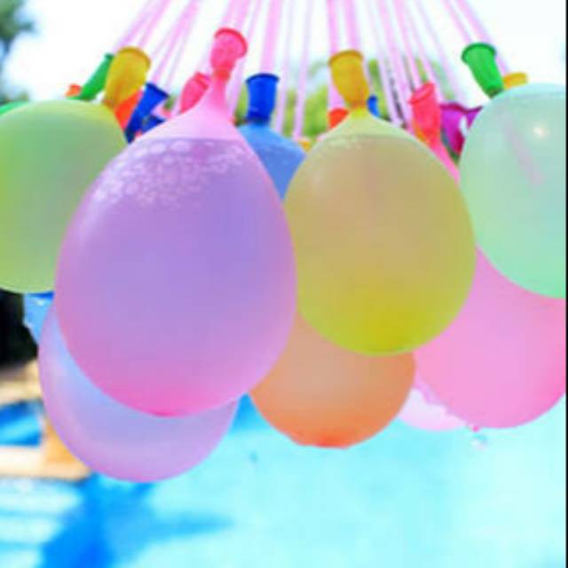 L2 Balon Air Kecil isi 10pcs |Balon Lempar Perang Air | Water Boom Mini Ballon | Mainan Edukasi Anak