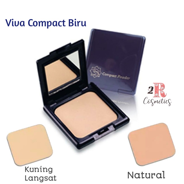 VIVA Cosmetics Compact Powder Biru