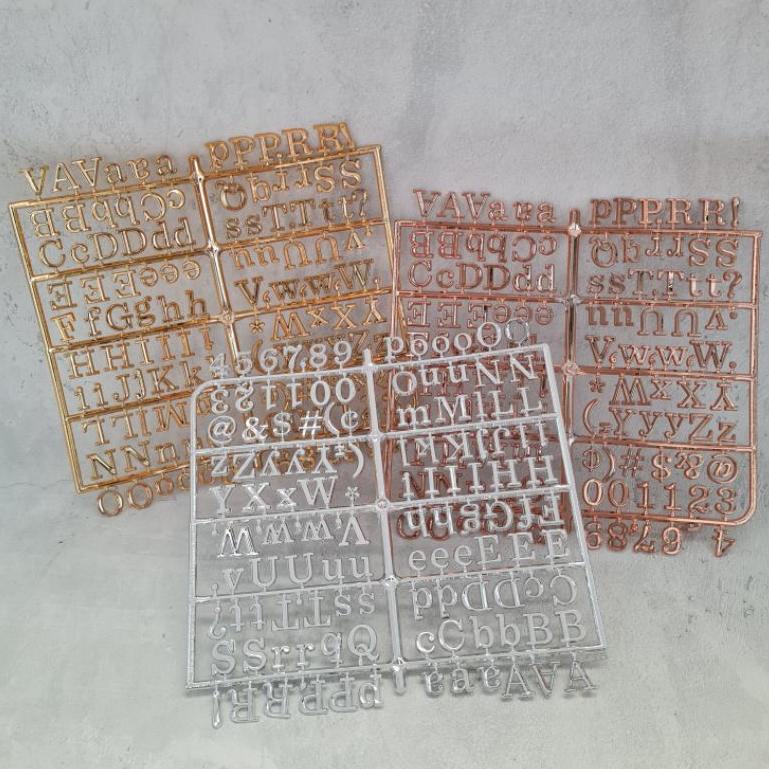 

Model Terkini✶ BZD [Gold] Tambahan huruf untuk papan nama bayi letter board 52 ❉Harga Termurah