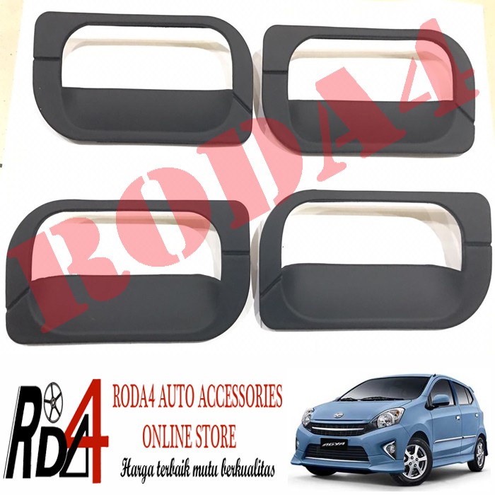 Outer - Mangkok Handle Pintu AGYA Hitam Dop - Black Doff