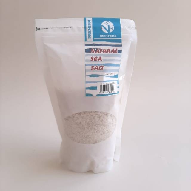 

Garam laut kasar natural sea salt nucifera 500gr