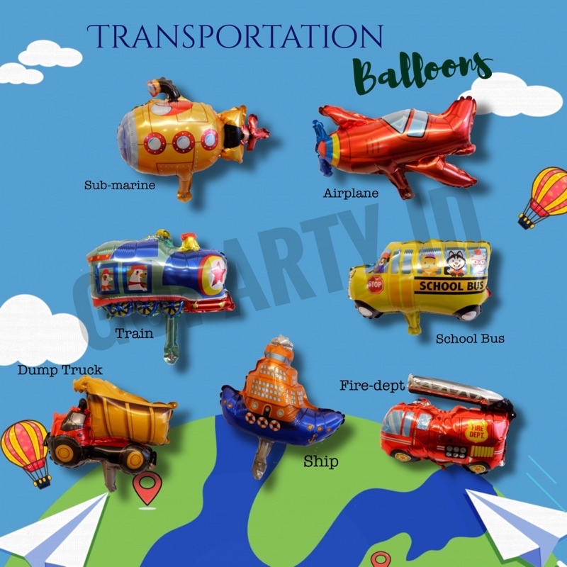 TRANSPORTASI BALON FOIL HIASAN DINDING DEKORASI ULANG TAHUN