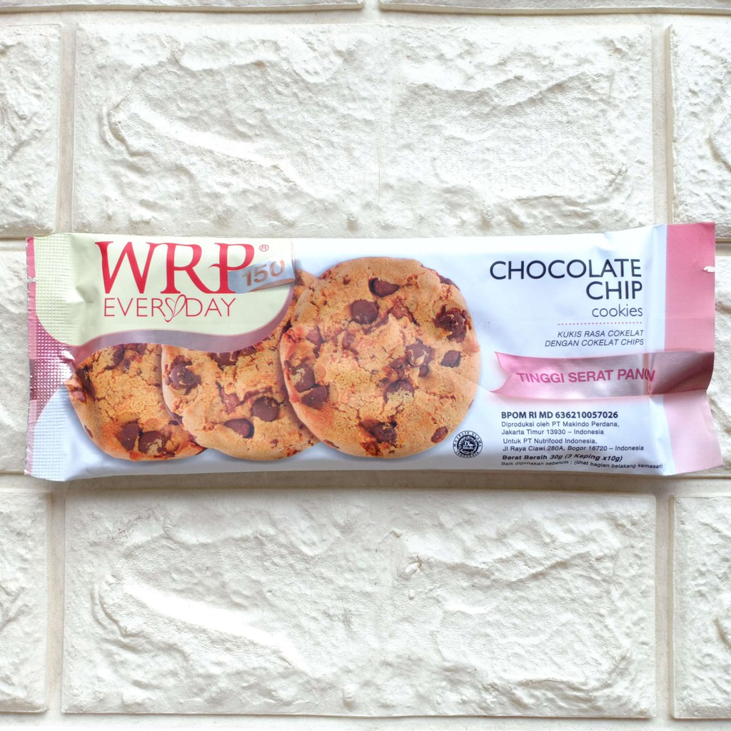 WRP Everyday Cookies Susu Bubuk Rendah Lemak Low Fat Milk Sachet 30gr Chocolate Chip Coklat Vanilla