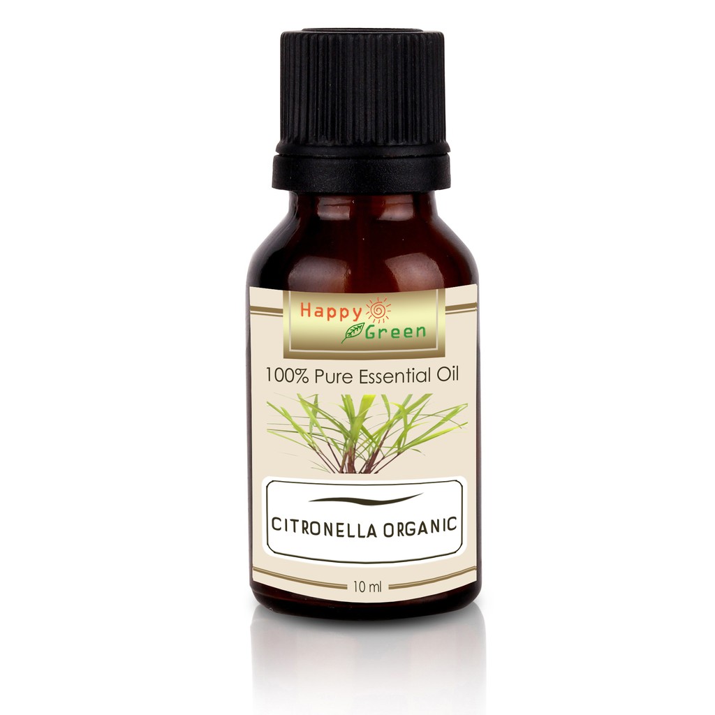 Happy Green ORGANIC Citronella Essential Oil - Minyak Sereh Wangi Organik