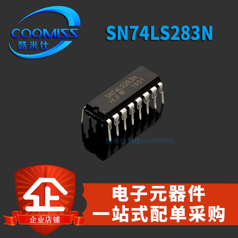 10 Pcs SN74LS283N 74LS283 DIP-16 4-bit Two-Brand