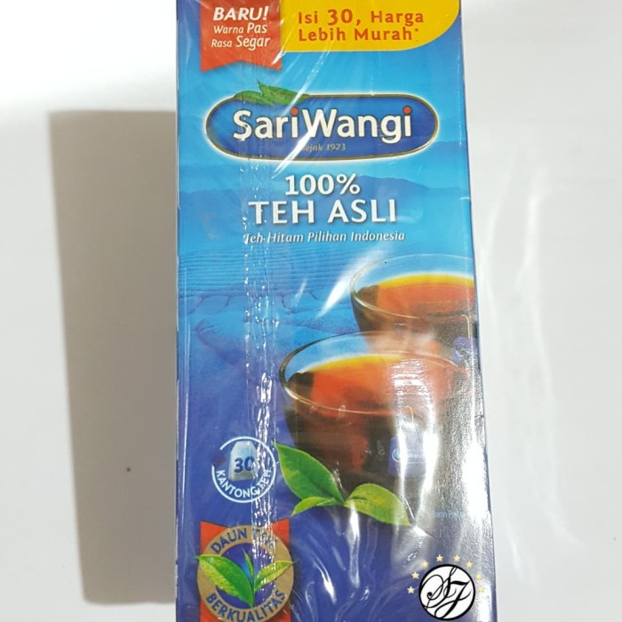 

Teh-Daun- Teh Sariwangi Celup (30 Kantong/Kotak) -Daun-Teh 800 Teh-Makanan-Minuman
