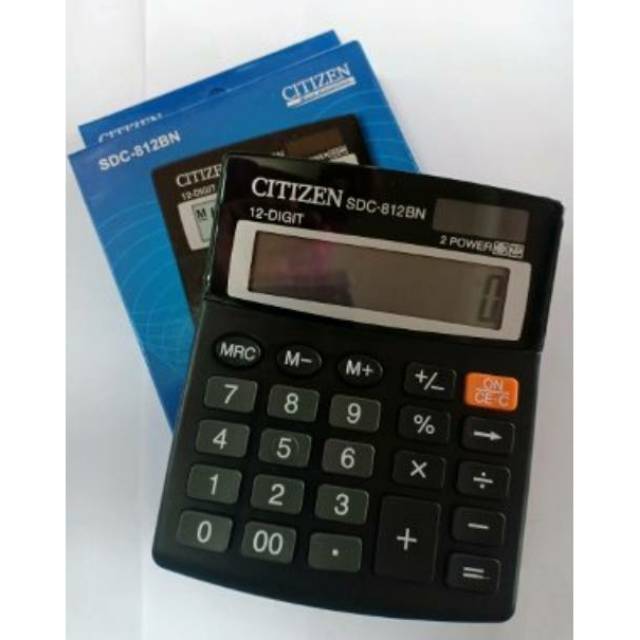 Kalkulator Citizen SDC-812BN 12 Digit / 2 Power SDC - 812 BN