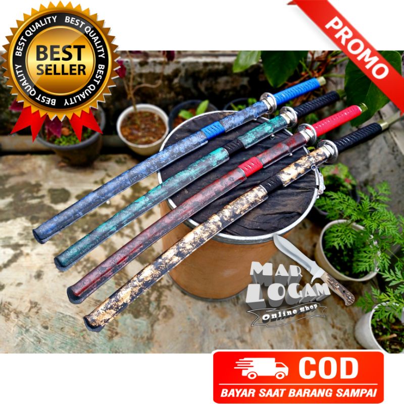 TERMURAH DIJAMIN!!! Cosplay anime manga katana khunto custom bercak samurai murah