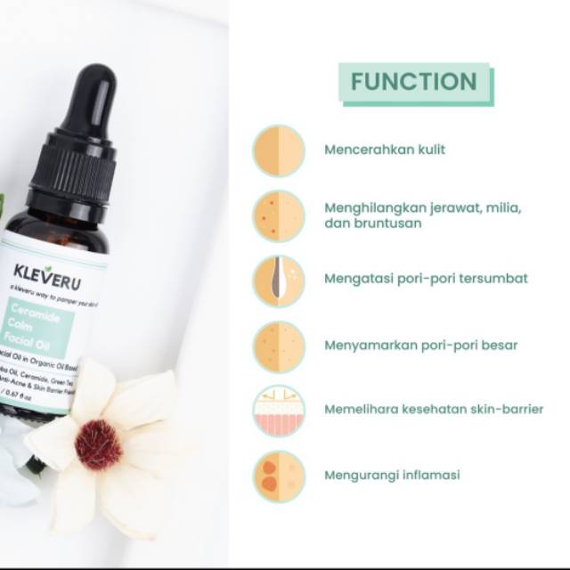 Formula BARU KLEVERU Ceramide Calm Organic Face Oil