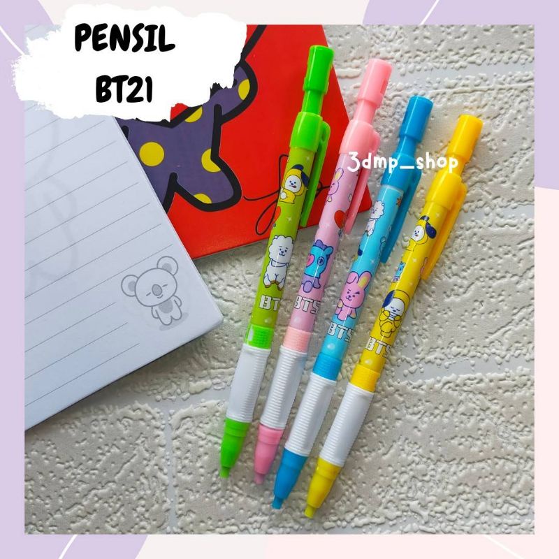 

pensil mekanik bt21 bts