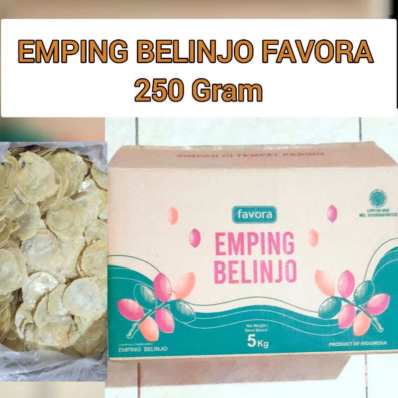 

Emping Belinjo Favora Super Mentah 250 Gram