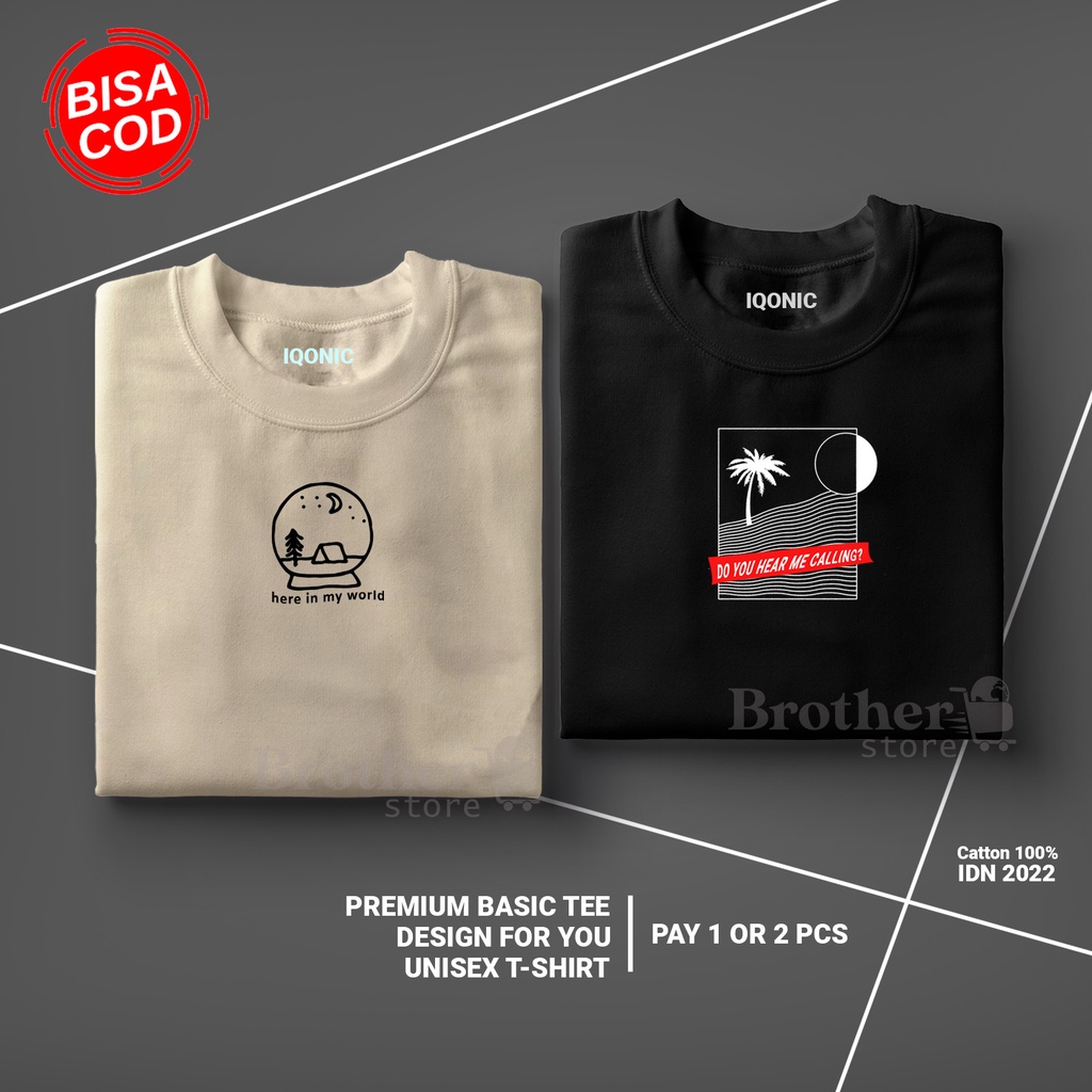 ( PROMO COD ) BROTHER STORE / Kaos Distro Pria / Kaos Distro100% Catoon Combed 30s / ArticelCHDO